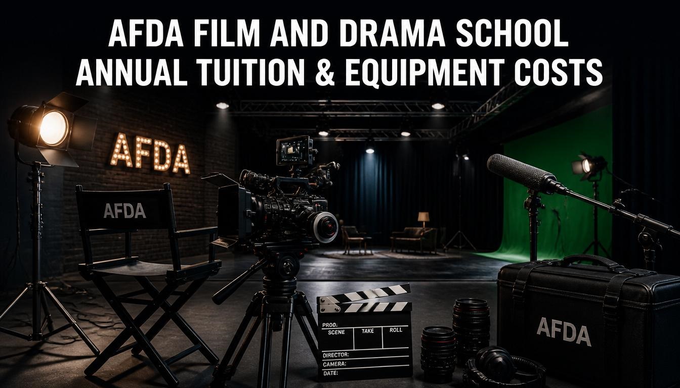 AFDA Film and Drama School Annual Tuition & Equipment Costs