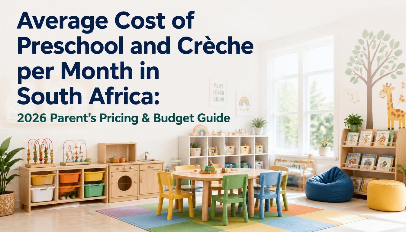 Average Cost of Preschool and Crèche per Month in South Africa: 2026 Parent’s Pricing & Budget Guide Average Cost of Preschool and Crèche per Month in South Africa: 2026 Parent’s Pricing & Budget Guide