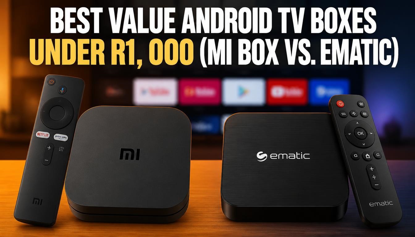 Best Value Android TV Boxes Under R1,000 (Mi Box vs. Ematic) Best Value Android TV Boxes Under R1,000 (Mi Box vs. Ematic)