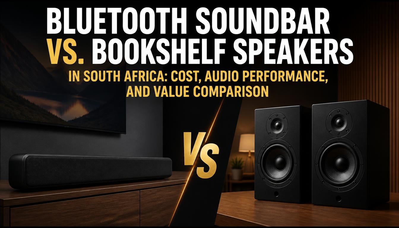 Bluetooth Soundbar vs. Bookshelf Speakers in South Africa: Cost, Audio Performance, and Value Comparison