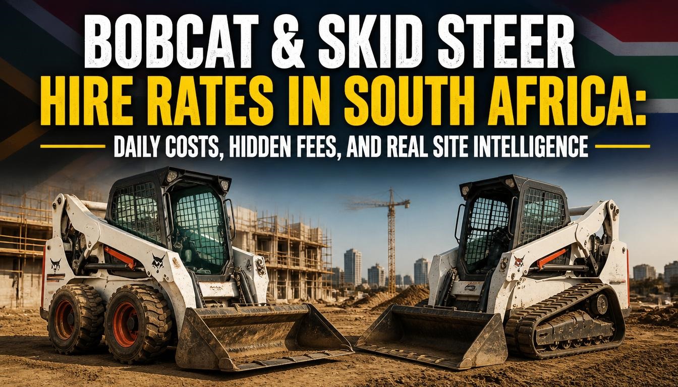 Bobcat & Skid Steer Hire Rates in South Africa: Daily Costs, Hidden Fees, and Real Site Intelligence Bobcat & Skid Steer Hire Rates in South Africa: Daily Costs, Hidden Fees, and Real Site Intelligence