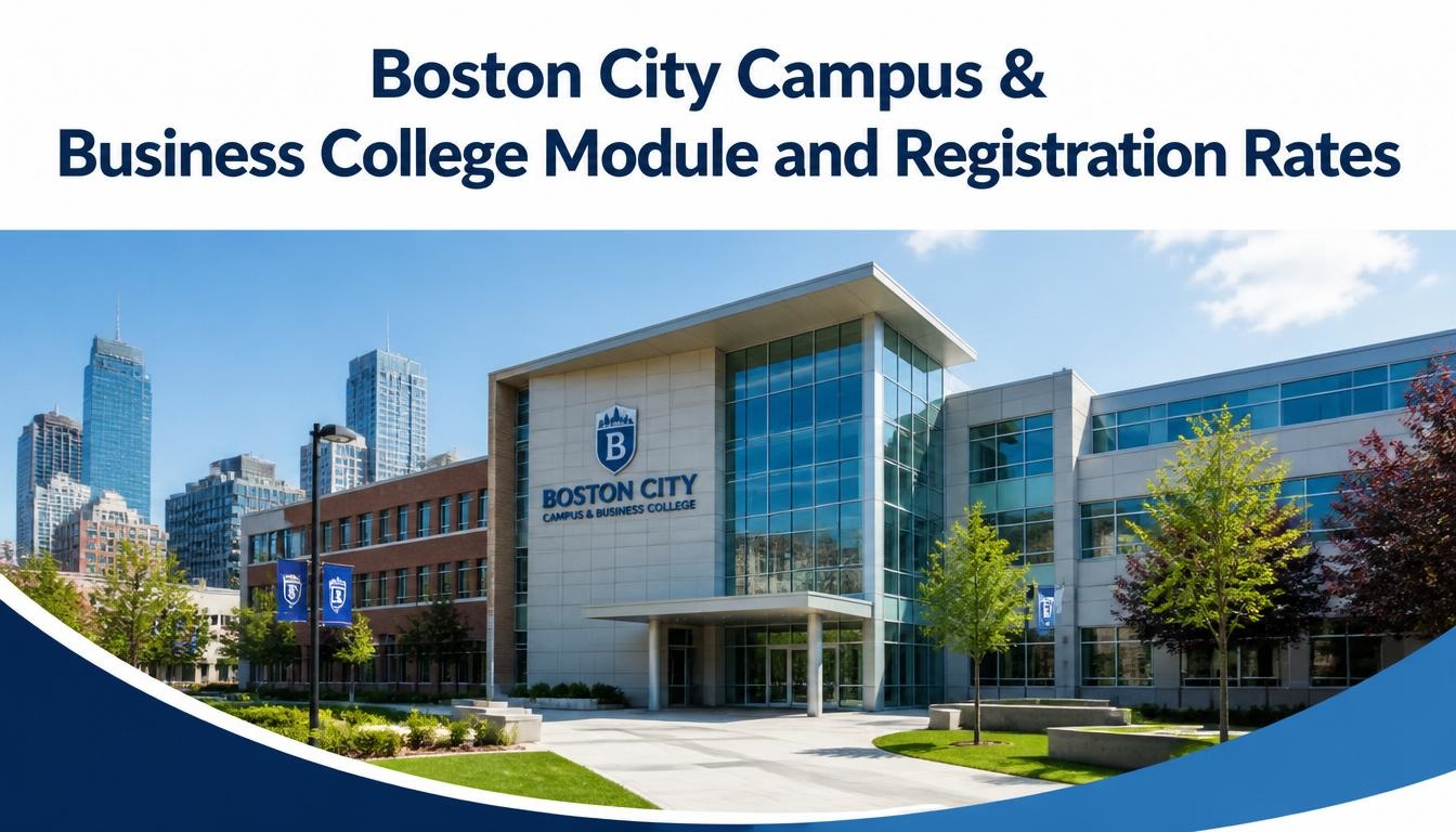 Boston City Campus & Business College Module and Registration Rates Boston City Campus & Business College Module and Registration Rates