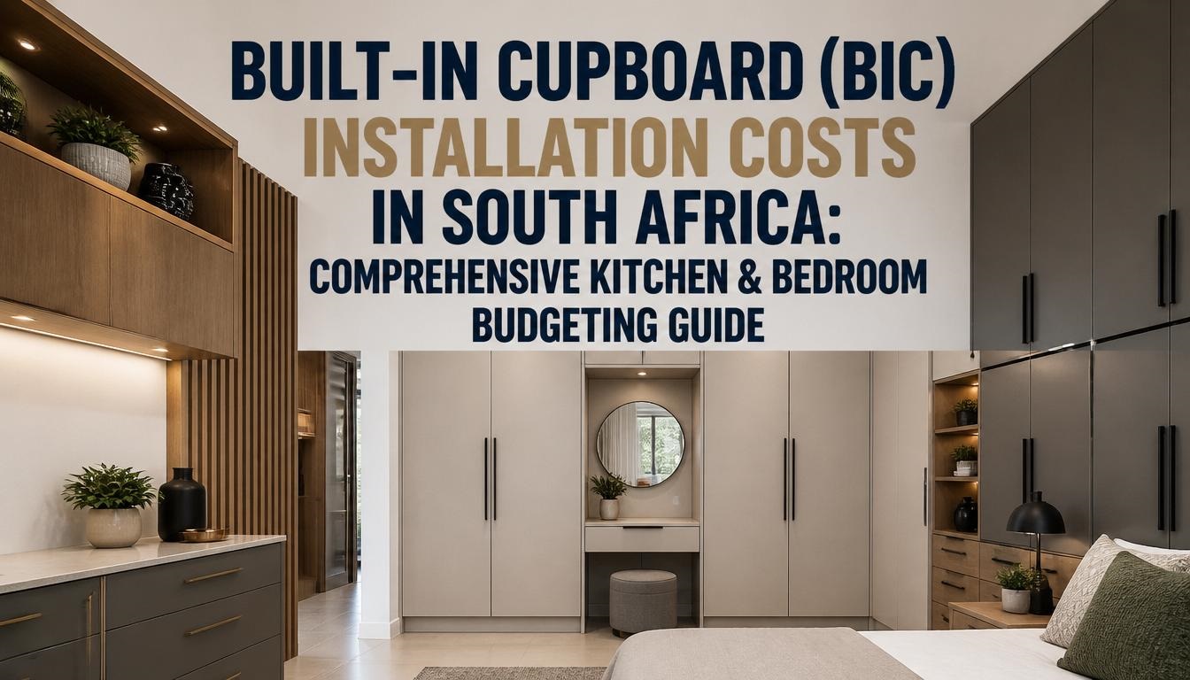 Built-in Cupboard (BIC) Installation Costs in South Africa: Comprehensive Kitchen & Bedroom Budgeting Guide Built-in Cupboard (BIC) Installation Costs in South Africa: Comprehensive Kitchen & Bedroom Budgeting Guide