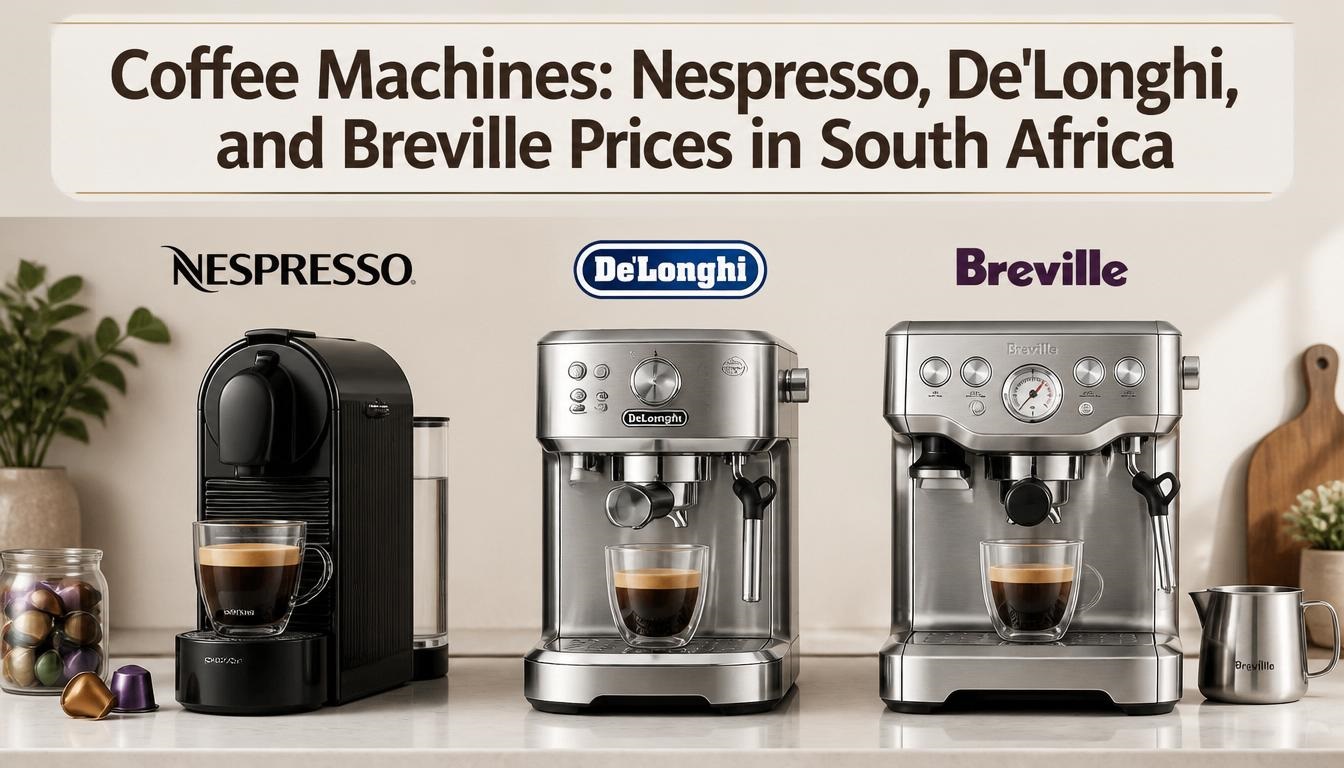 Coffee Machines: Nespresso, De'Longhi, and Breville Prices in South Africa