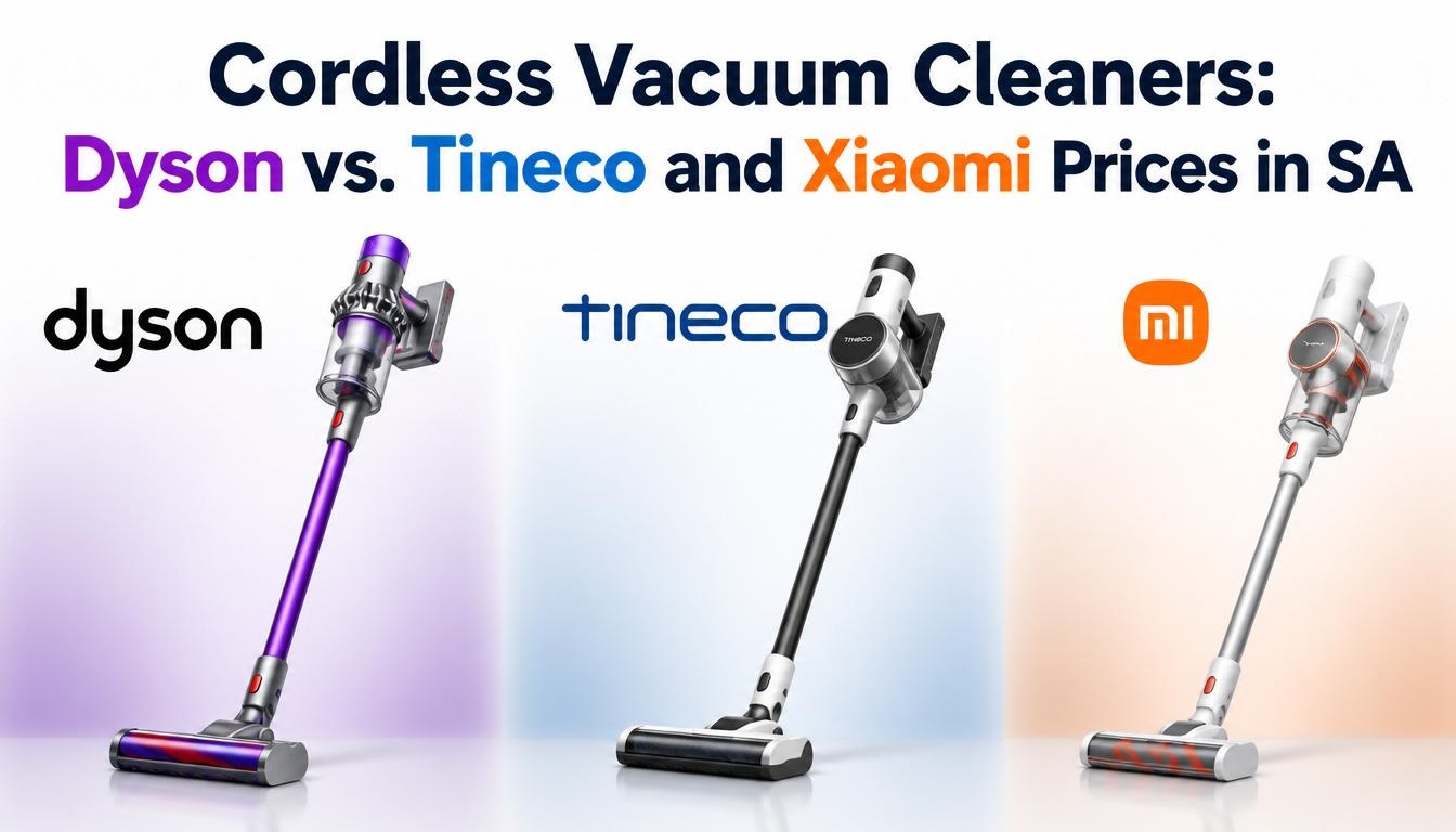 Cordless Vacuum Cleaners: Dyson vs. Tineco and Xiaomi Prices in SA