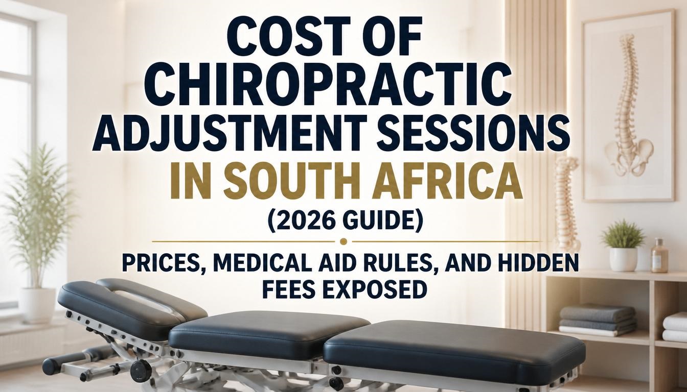 Cost of Chiropractic Adjustment Sessions in South Africa (2026 Guide): Prices, Medical Aid Rules, and Hidden Fees Exposed Cost of Chiropractic Adjustment Sessions in South Africa (2026 Guide): Prices, Medical Aid Rules, and Hidden Fees Exposed