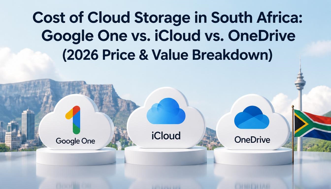 Cost of Cloud Storage in South Africa: Google One vs. iCloud vs. OneDrive (2026 Price & Value Breakdown)