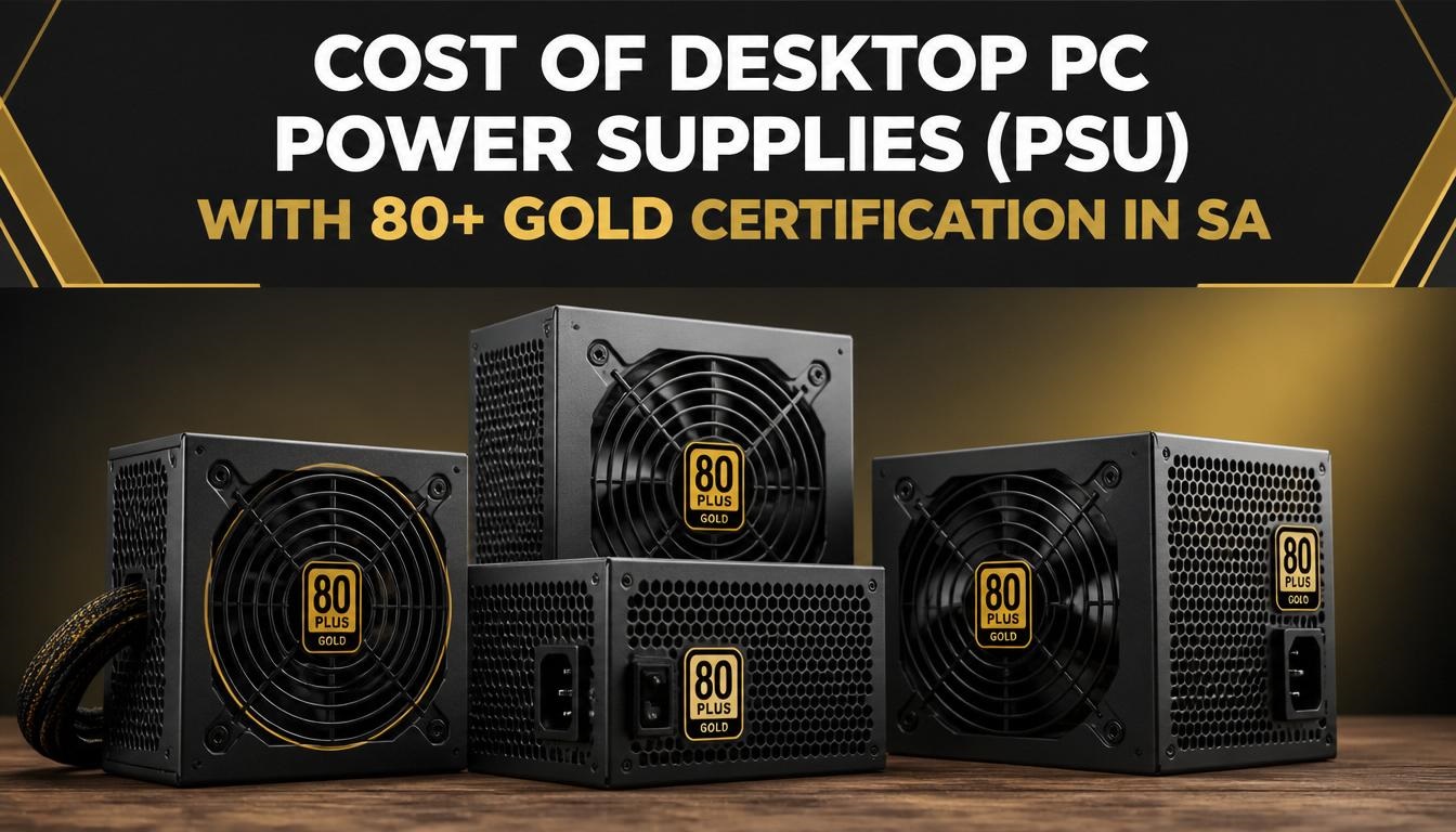 Cost of Desktop PC Power Supplies (PSU) with 80+ Gold Certification in SA