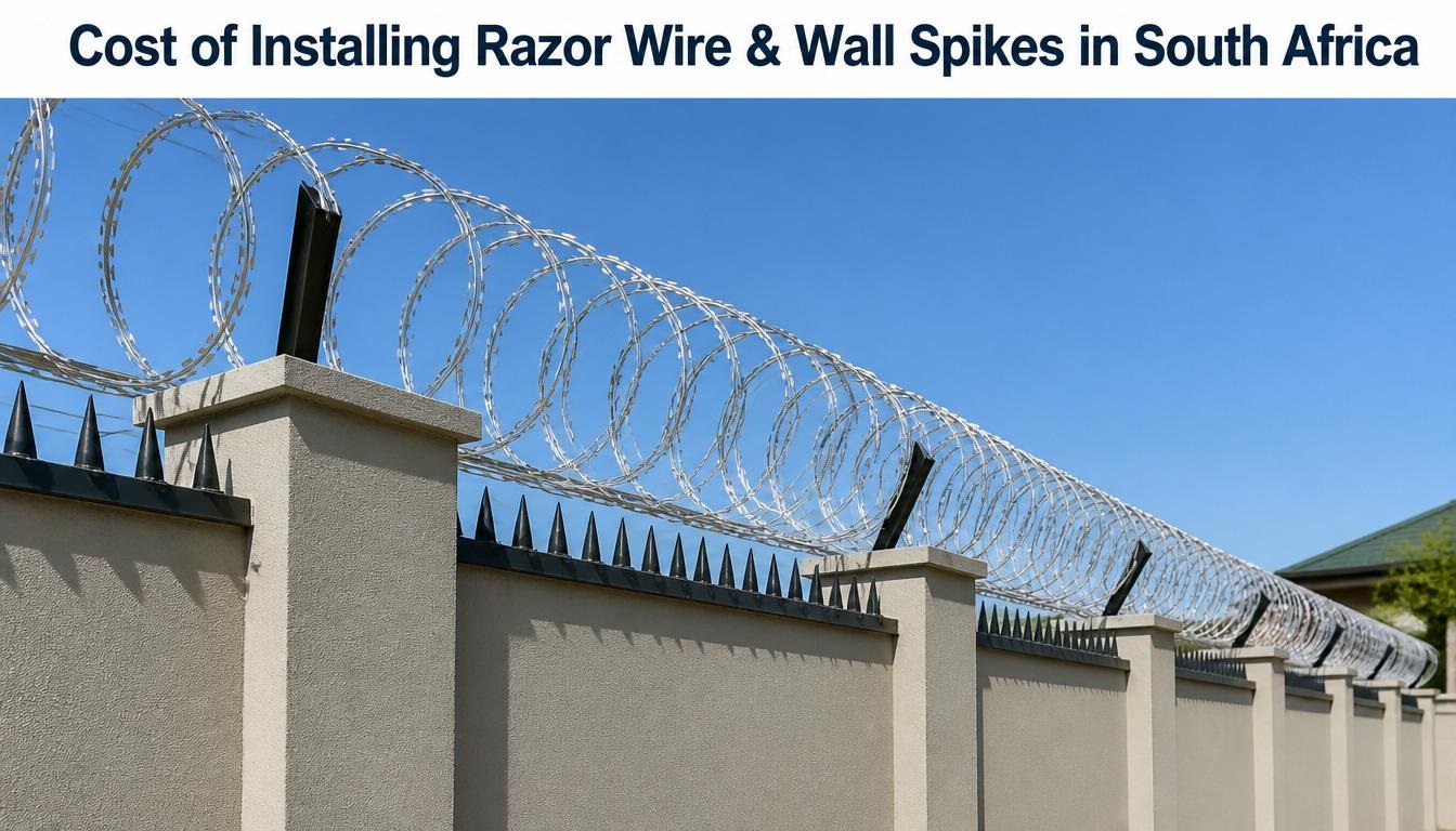 Cost of Installing Razor Wire & Wall Spikes in South Africa: 2026 Price Breakdown & Installation Guide