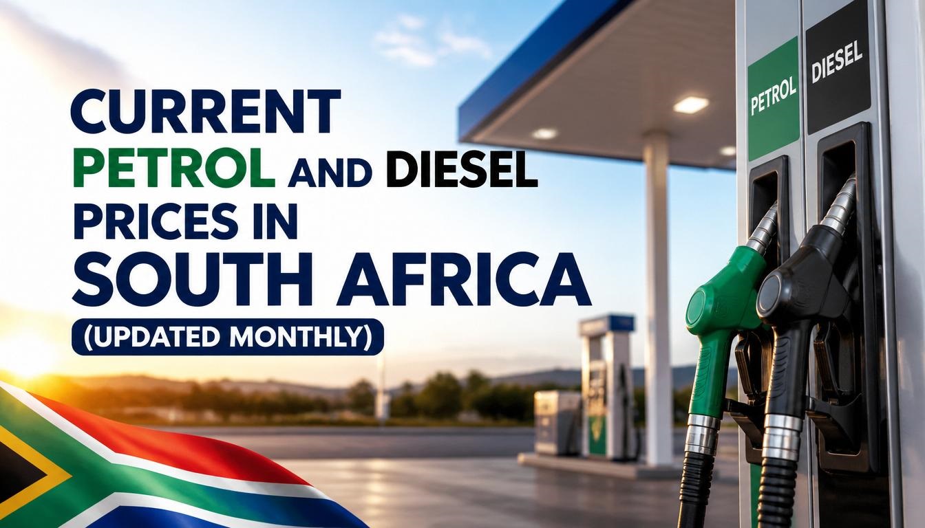 Current Petrol and Diesel Prices in South Africa (Updated Monthly) Current Petrol and Diesel Prices in South Africa (Updated Monthly)