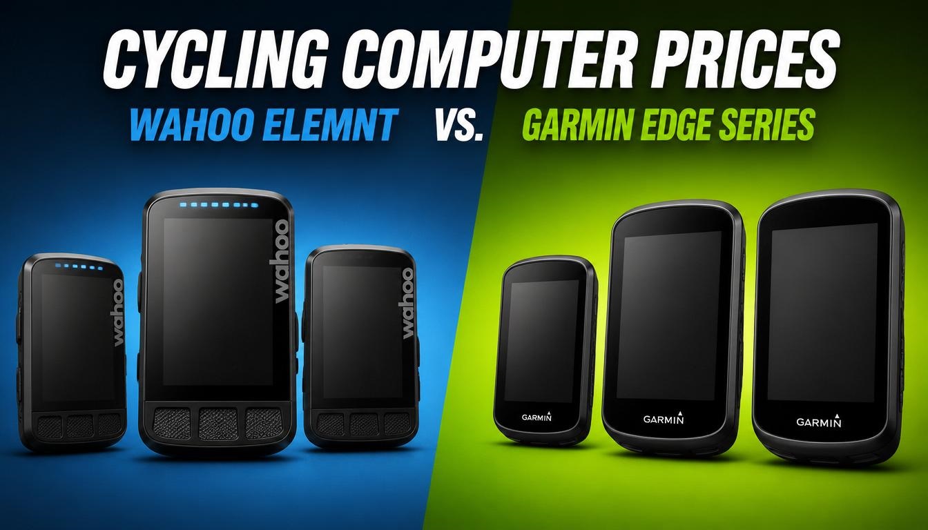 Cycling Computer Prices: Wahoo Elemnt vs. Garmin Edge Series Cycling Computer Prices: Wahoo Elemnt vs. Garmin Edge Series
