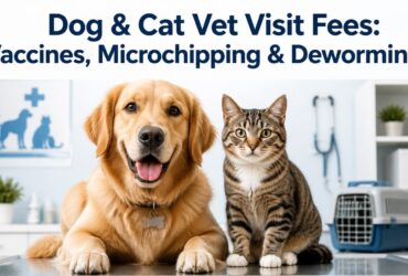 Dog & Cat Vet Visit Fees: Vaccines, Microchipping & Deworming