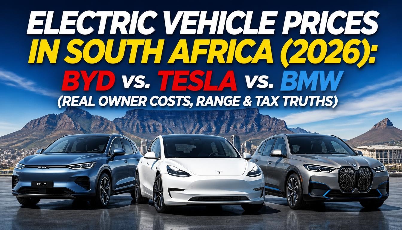 Electric Vehicle Prices in South Africa (2026): BYD vs. Tesla vs. BMW (Real Owner Costs, Range & Tax Truths)