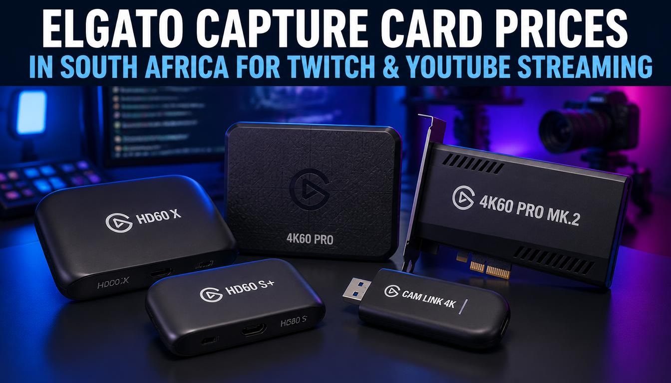 Elgato Capture Card Prices in South Africa for Twitch & YouTube Streaming
