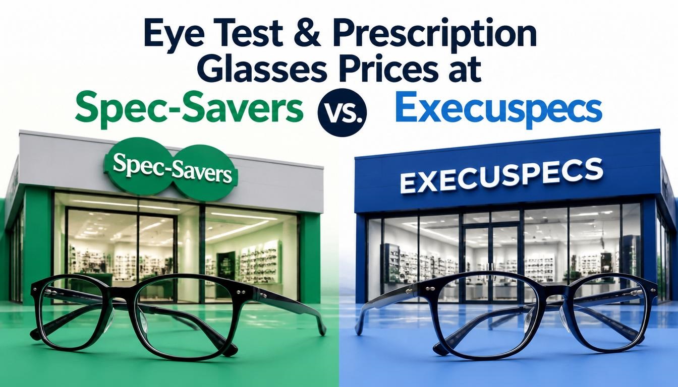 Eye Test & Prescription Glasses Prices at Spec-Savers vs. Execuspecs Eye Test & Prescription Glasses Prices at Spec-Savers vs. Execuspecs