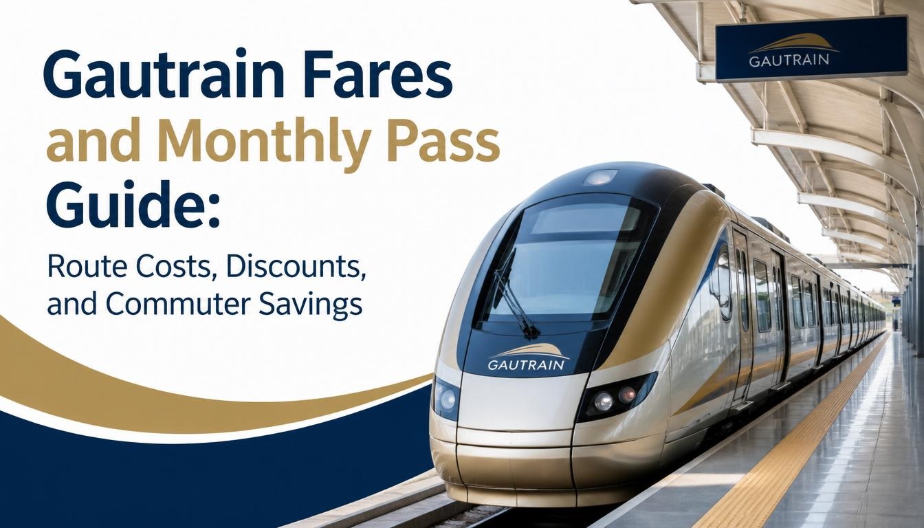 Gautrain Fares and Monthly Pass Guide Gautrain Fares and Monthly Pass Guide: Route Costs, Discounts, and Commuter Savings