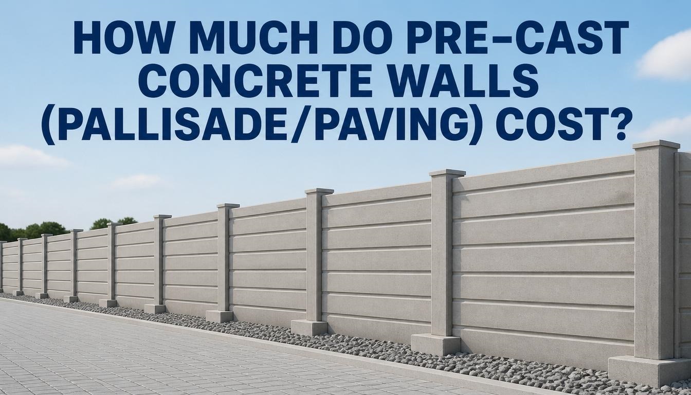 How Much Do Pre-Cast Concrete Walls (Pallisade/Paving) Cost?