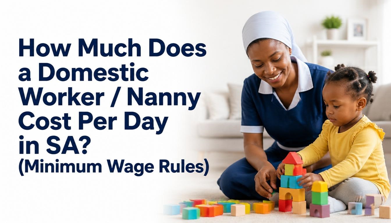 How Much Does a Domestic Worker Nanny Cost Per Day in SA (Minimum Wage Rules) How Much Does a Domestic Worker / Nanny Cost Per Day in SA? (Minimum Wage Rules)