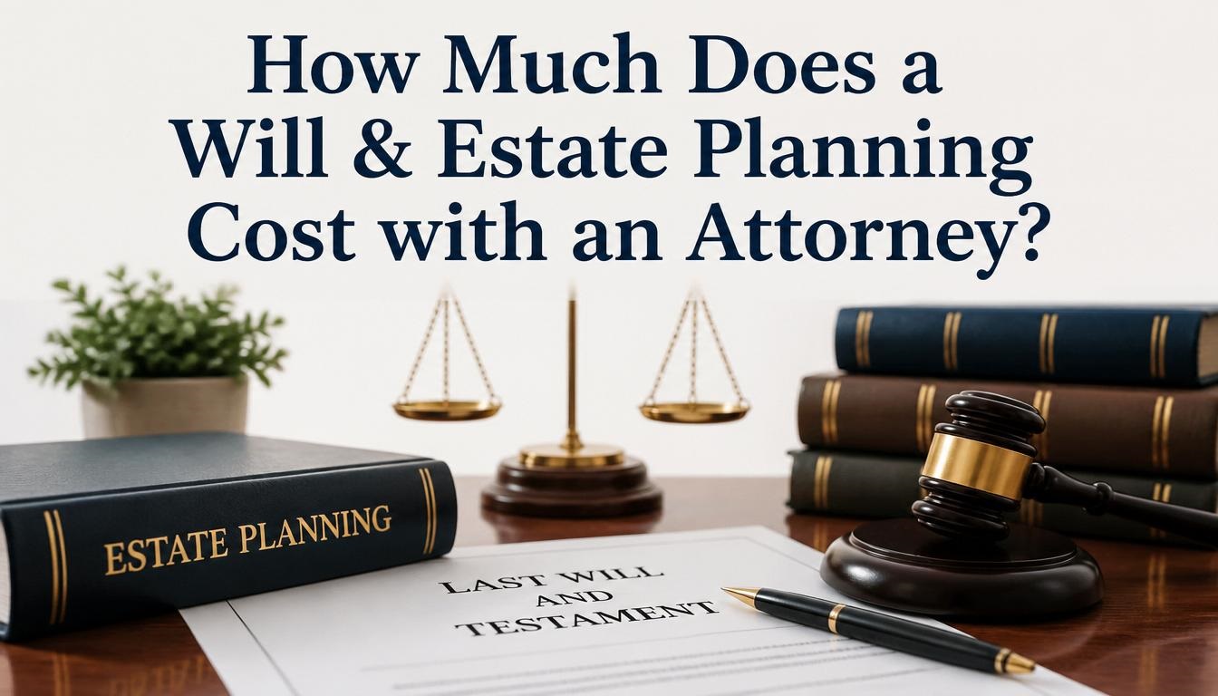 How Much Does a Will & Estate Planning Cost with an Attorney?