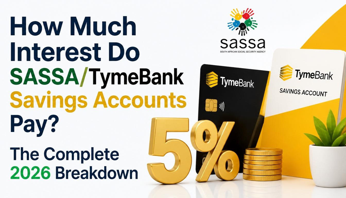 How Much Interest Do SASSA/TymeBank Savings Accounts Pay? The Complete 2026 Breakdown