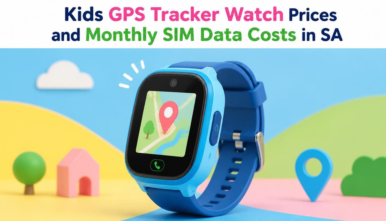 Kids GPS Tracker Watch Prices and Monthly SIM Data Costs in SA