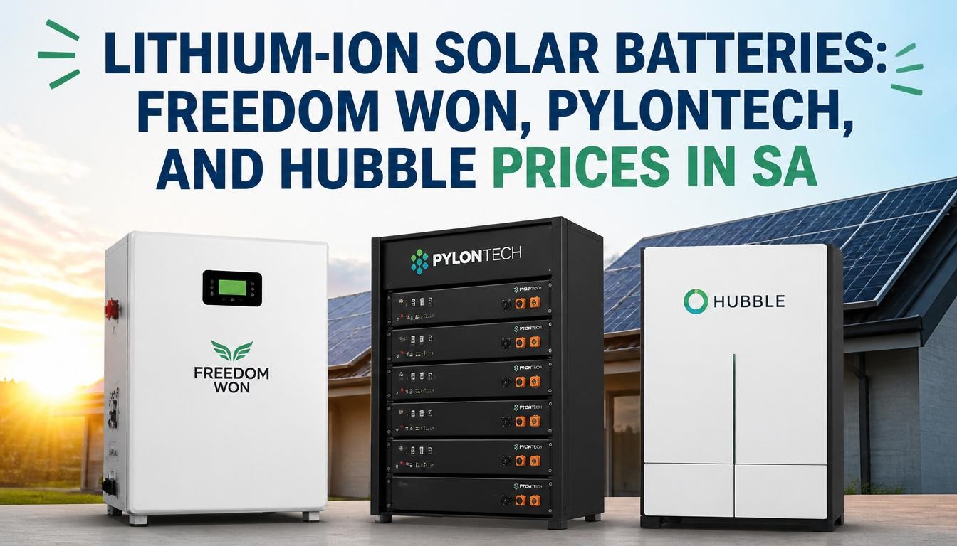 Lithium-Ion Solar Batteries in South Africa: Freedom Won, Pylontech, and Hubble Price and Performance Guide Lithium-Ion Solar Batteries in South Africa: Freedom Won, Pylontech, and Hubble Price and Performance Guide