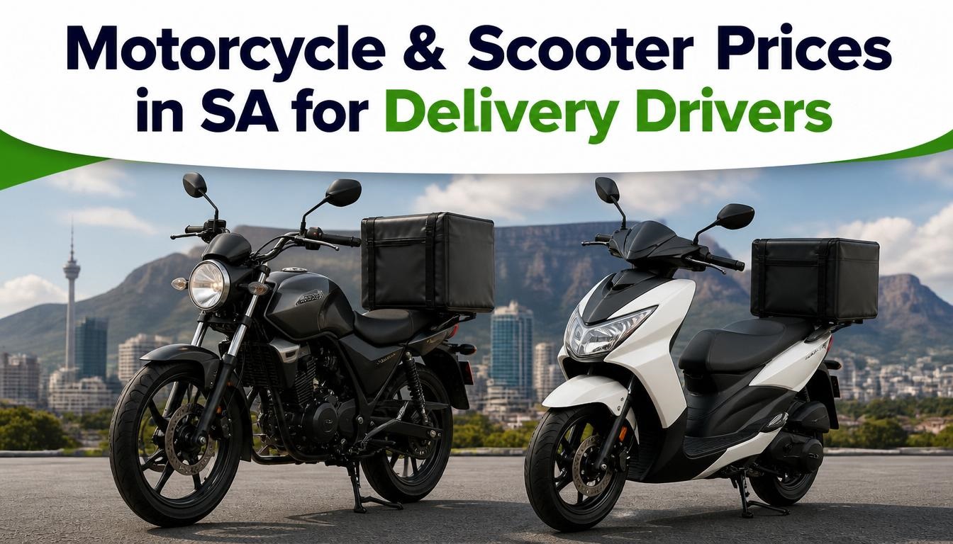 Motorcycle & Scooter Prices in SA for Delivery Drivers Motorcycle & Scooter Prices in SA for Delivery Drivers