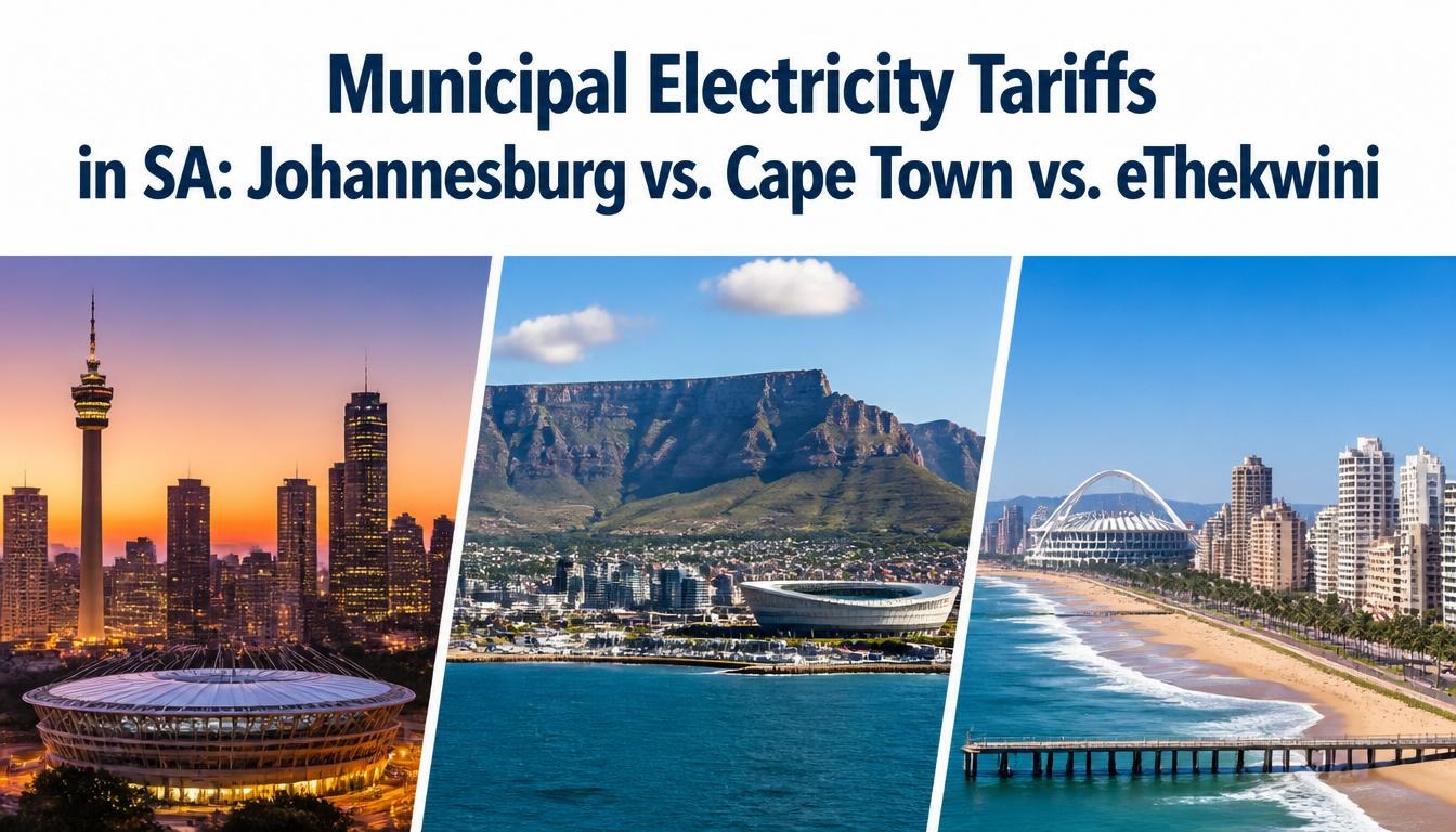 Municipal Electricity Tariffs in SA: Johannesburg vs. Cape Town vs. eThekwini Municipal Electricity Tariffs in SA: Johannesburg vs. Cape Town vs. eThekwini