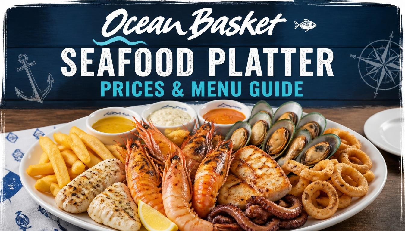 Ocean Basket Seafood Platter Prices & Menu Guide in South Africa