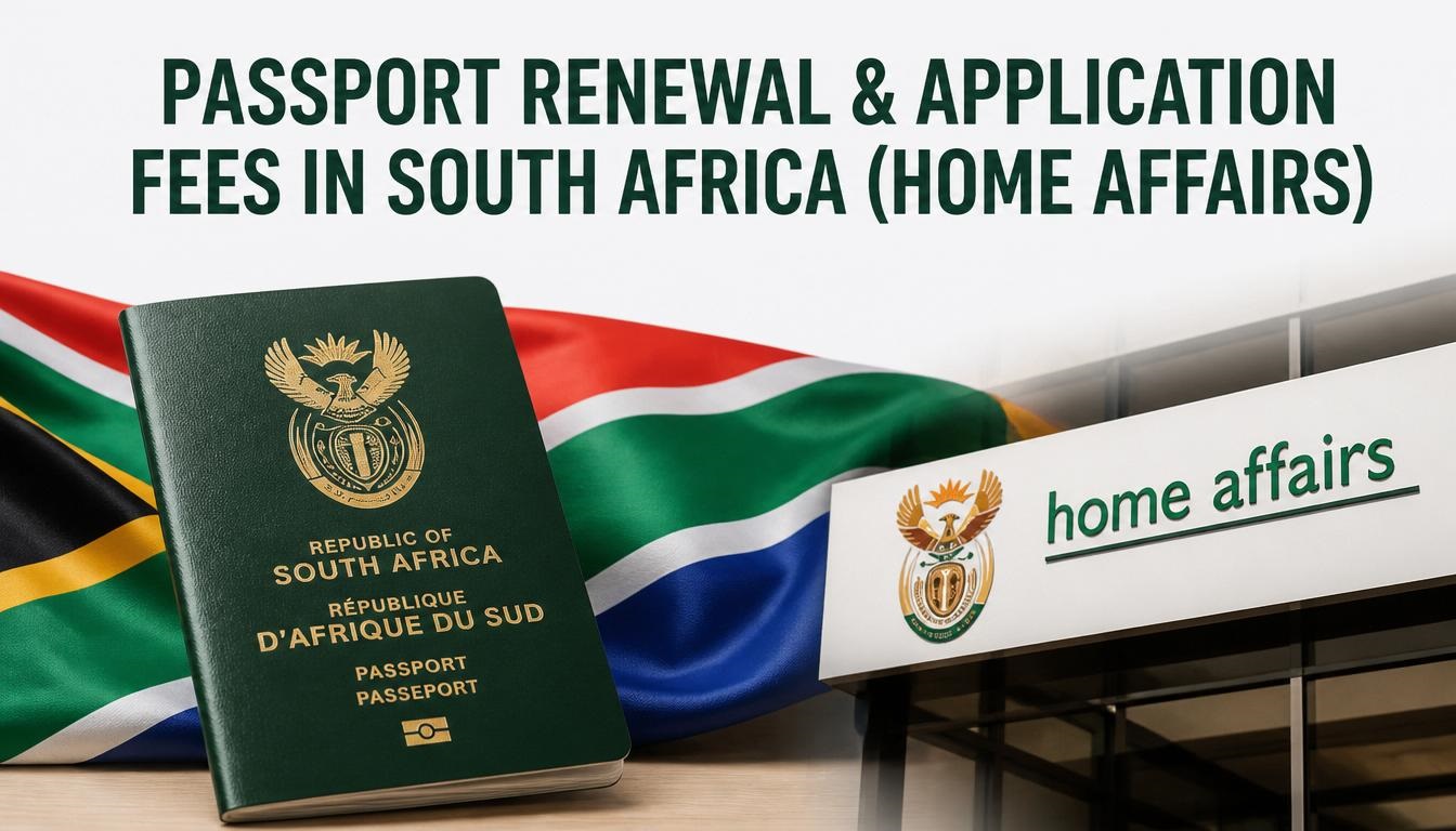 South Africa Home Affairs Passport Renewal & Application Fees (2026 Guide) Passport Renewal & Application Fees in South Africa (Home Affairs)