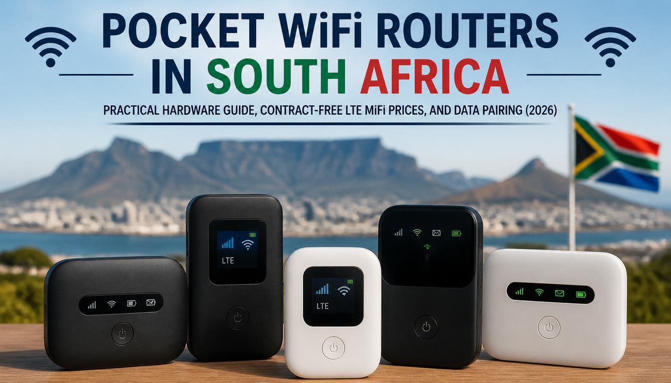 Pocket WiFi Routers in South Africa: Practical Hardware Guide, Contract-Free LTE MiFi Prices, and Data Pairing (2026) Pocket WiFi Routers in South Africa: Practical Hardware Guide, Contract-Free LTE MiFi Prices, and Data Pairing (2026)