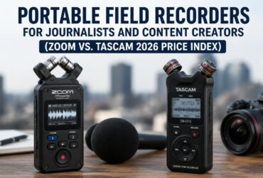 Portable Field Recorders for Journalists and Content Creators (Zoom vs. Tascam 2026 Price Index)
