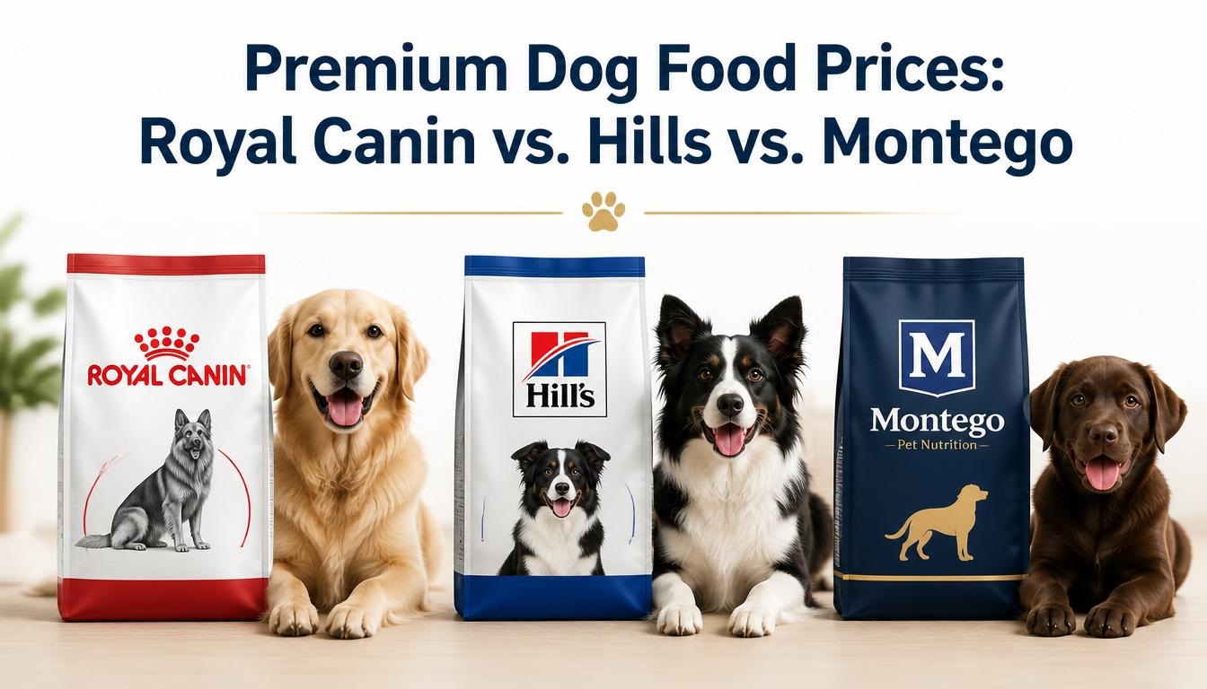 Premium Dog Food Prices in South Africa: Royal Canin vs. Hill’s Science Plan vs. Montego Karoo Premium Dog Food Prices: Royal Canin vs. Hills vs. Montego(