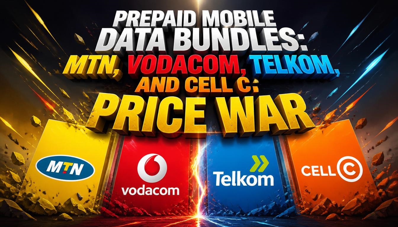Prepaid Mobile Data Bundles: MTN, Vodacom, Telkom, and Cell C Price War Prepaid Mobile Data Bundles: MTN, Vodacom, Telkom, and Cell C Price War