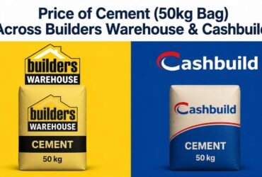 Price of Cement (50kg Bag) Across Builders Warehouse & Cashbuild