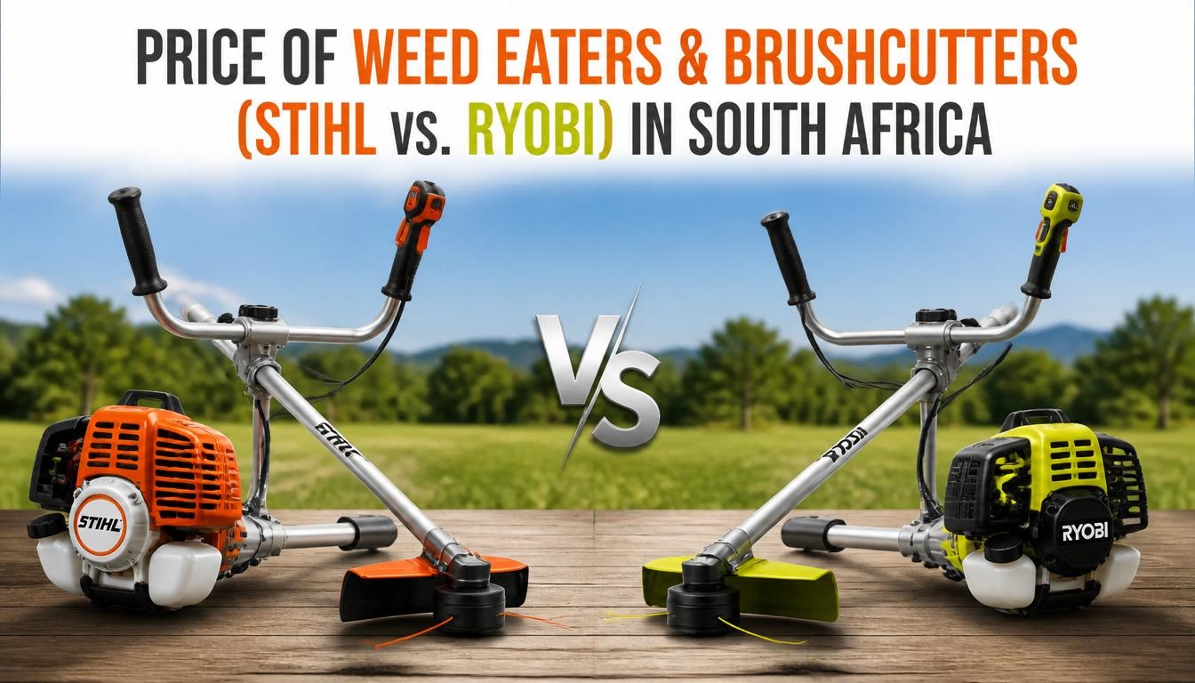 Price of Weed Eaters & Brushcutters (Stihl vs. Ryobi) in South Africa Price of Weed Eaters & Brushcutters (Stihl vs. Ryobi) in South Africa