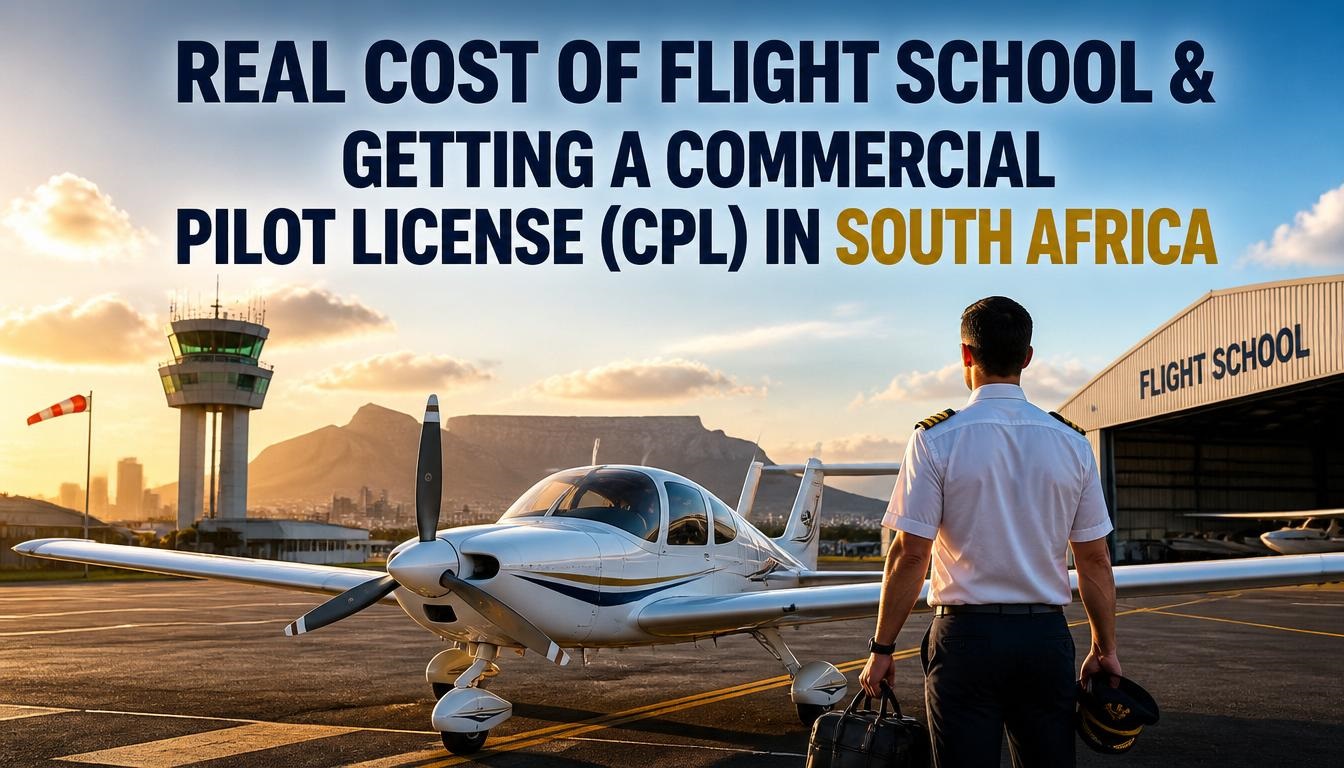 Real Cost of Flight School & Getting a Commercial Pilot License (CPL) in South Africa