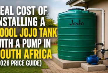 Real Cost of Installing a 5000L JoJo Tank with a Pump in South Africa (2026 Price Guide)