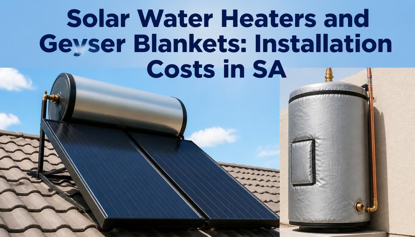 Solar Water Heaters and Geyser Blankets: Installation Costs in SA Solar Water Heaters and Geyser Blankets: Installation Costs in SA