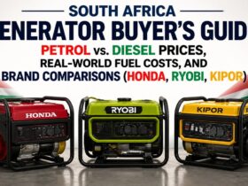 South Africa Generator Buyer’s Guide: Petrol vs. Diesel Prices, Real-World Fuel Costs, and Brand Comparisons (Honda, Ryobi, Kipor)