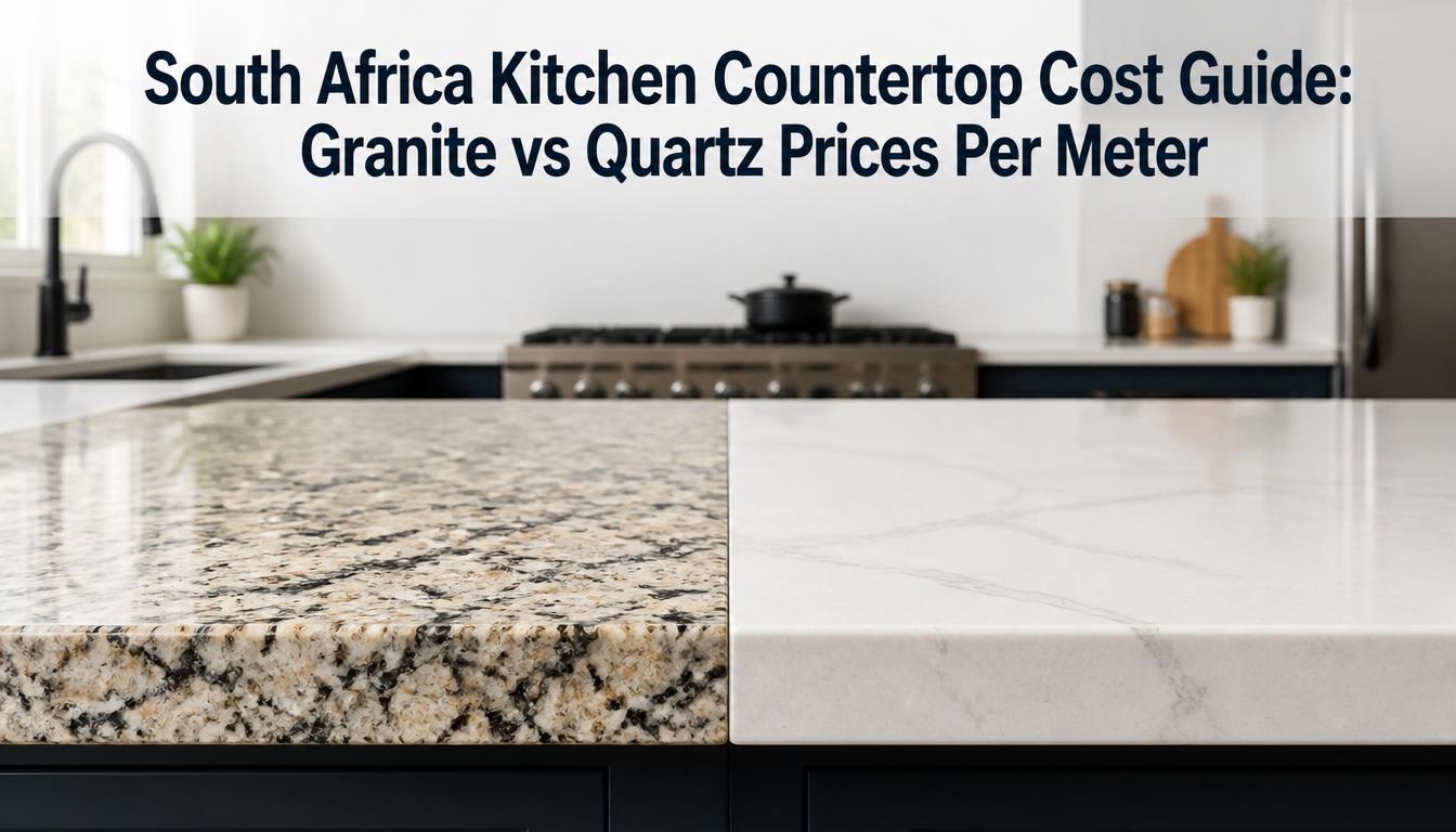 South Africa Kitchen Countertop Cost Guide: Granite vs Quartz Prices Per Meter South Africa Kitchen Countertop Cost Guide Granite vs Quartz Prices Per Meter