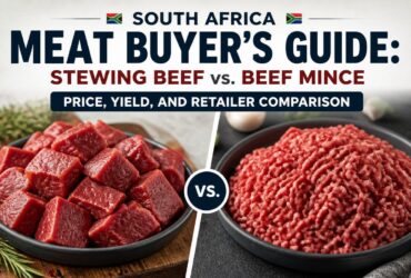 South Africa Meat Buyer’s Guide: Stewing Beef vs. Beef Mince Price, Yield, and Retailer Comparison