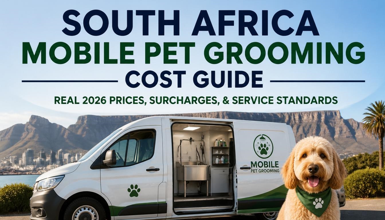 South Africa Mobile Pet Grooming Cost Guide: Real 2026 Prices, Surcharges, & Service Standards South Africa Mobile Pet Grooming Cost Guide: Real 2026 Prices, Surcharges, & Service Standards