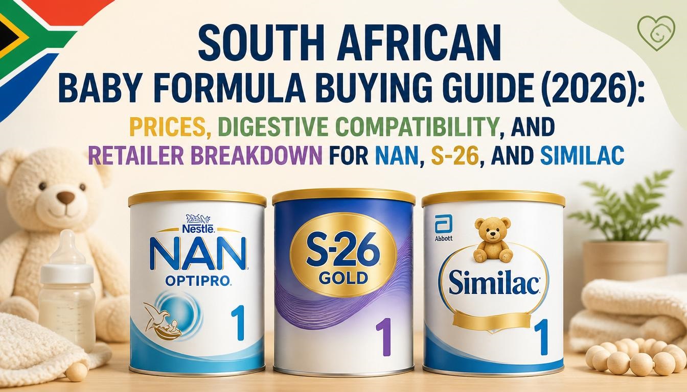 South African Baby Formula Buying Guide (2026): Prices, Digestive Compatibility, and Retailer Breakdown for Nan, S-26, and Similac South African Baby Formula Buying Guide (2026): Prices, Digestive Compatibility, and Retailer Breakdown for Nan, S-26, and Similac