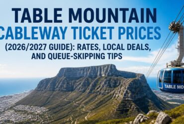 Table Mountain Cableway Ticket Prices (2026/2027 Guide): Rates, Local Deals, and Queue-Skipping Tips