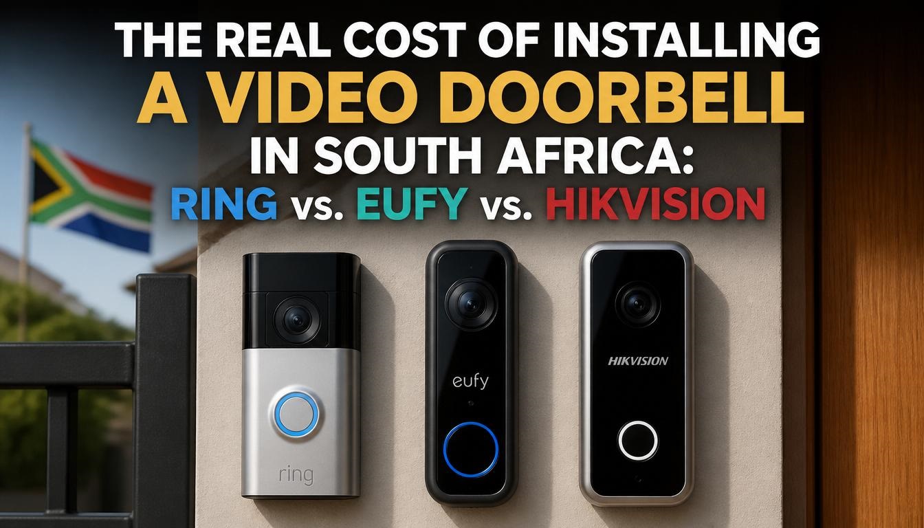 The Real Cost of Installing a Video Doorbell in South Africa: Ring vs. Eufy vs. Hikvision