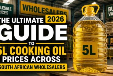 The Ultimate 2026 Guide to 5L Cooking Oil Prices Across South African Wholesalers