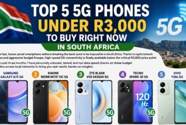 Top 5 5G Phones Under R3,000 to Buy Right Now in South Africa