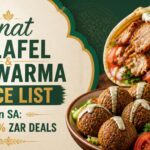 Anat Falafel & Shawarma Price List in SA: Best ZAR Deals