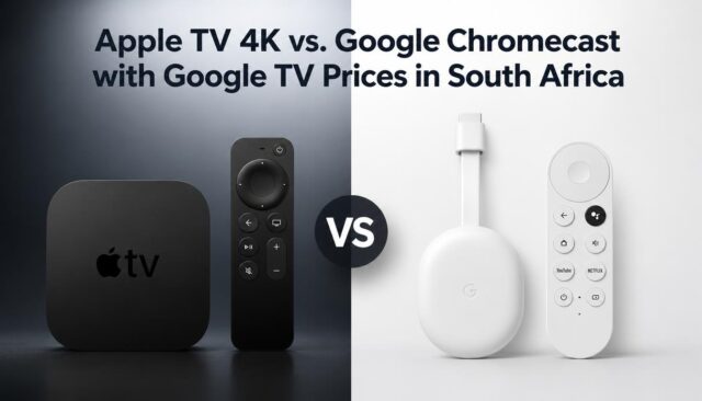 Apple TV 4K vs. Google Chromecast with Google TV Prices in South Africa Apple TV 4K vs. Google Chromecast with Google TV Prices in South Africa